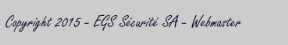 Copyright 2015 - EGS Sécurité SA - Webmaster